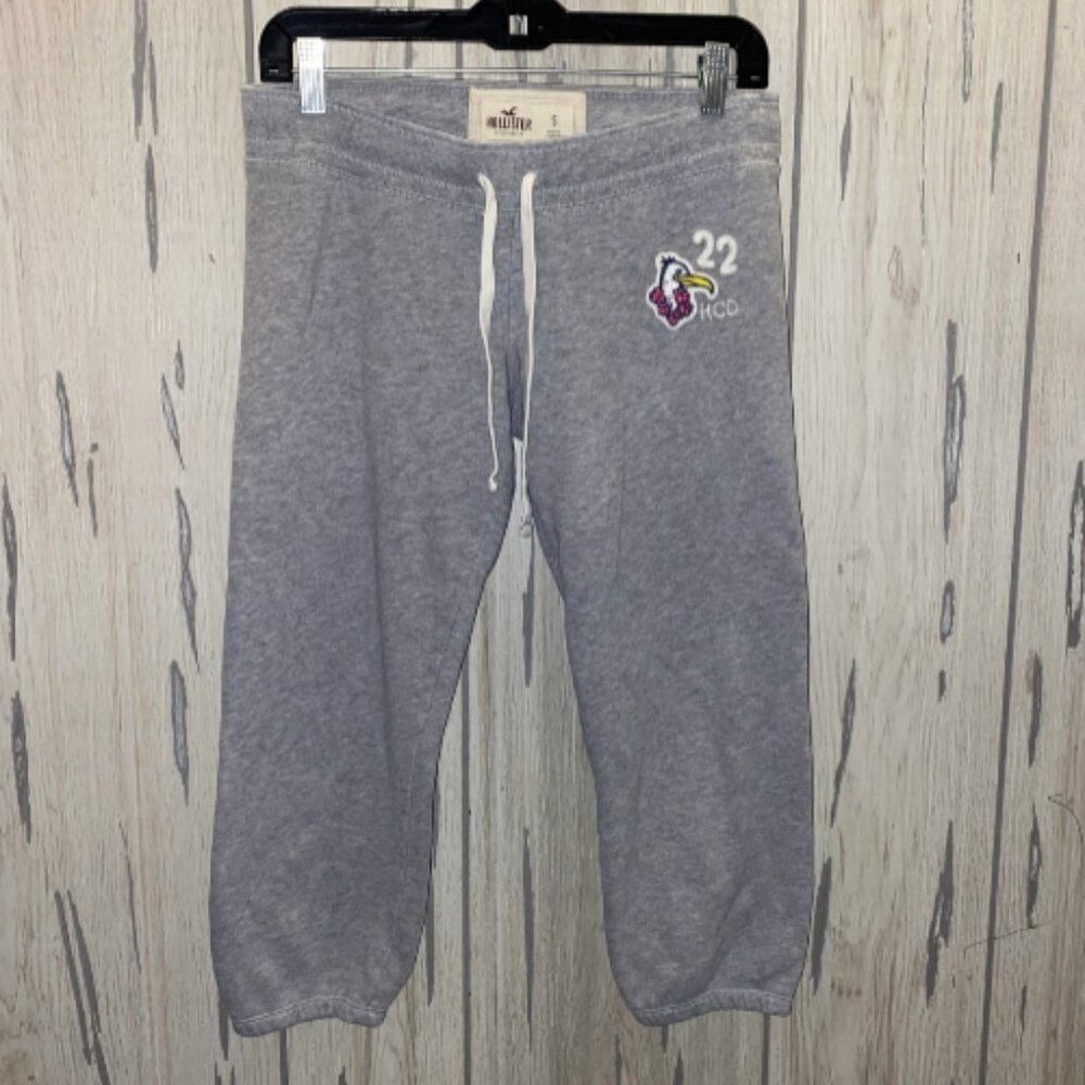 Vintage Y2K Hollister Gray Sweatpants Capri Small